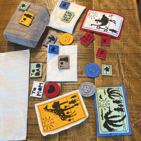 Let’s Play Mail cloth and felt playset!  EUC - Picture 3 of 6
